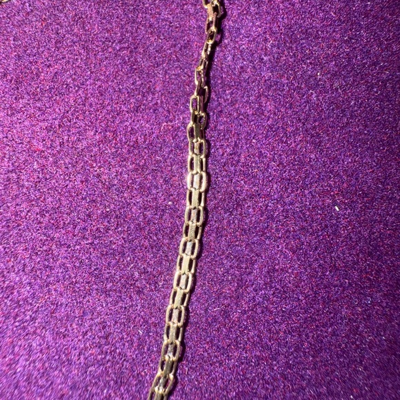 14k Gold Heart Charm Bracelet - Picture 4 of 9